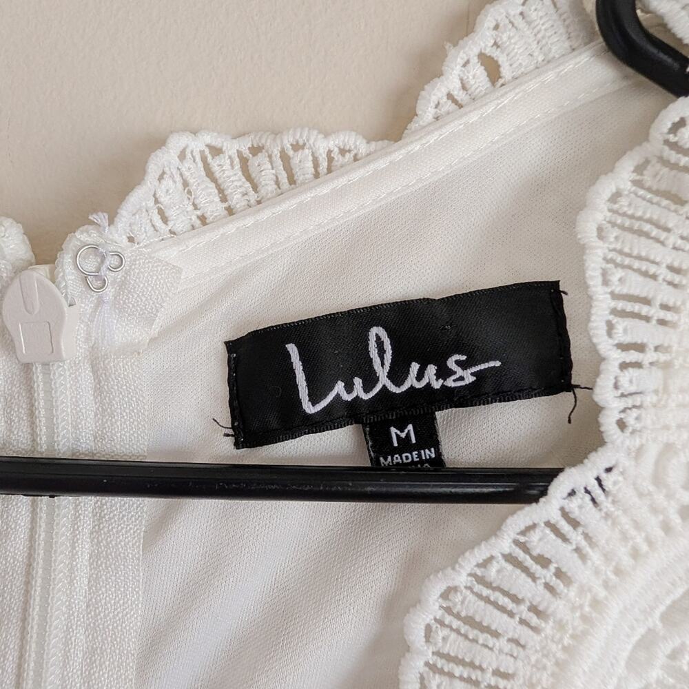 Lulus Angel in Disguise White Lace Skater Dress - Picture 4 of 4